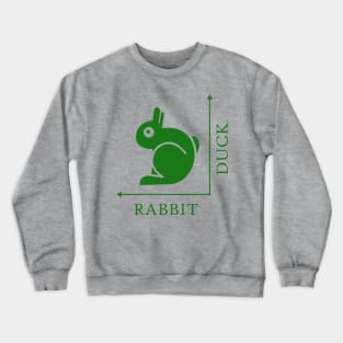 Duck Rabbit Illusion Crewneck Sweatshirt